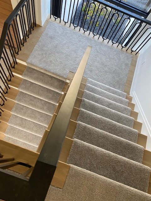 Beautiful Stairway Runner | Degraaf Interiors