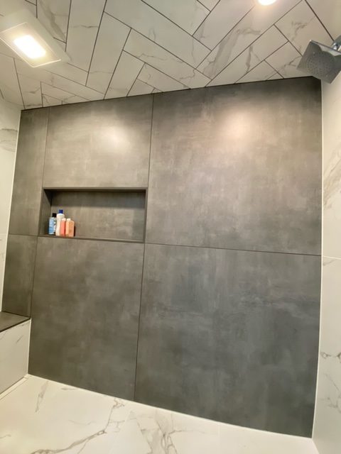 Beautiful New Tile Shower | Degraaf Interiors