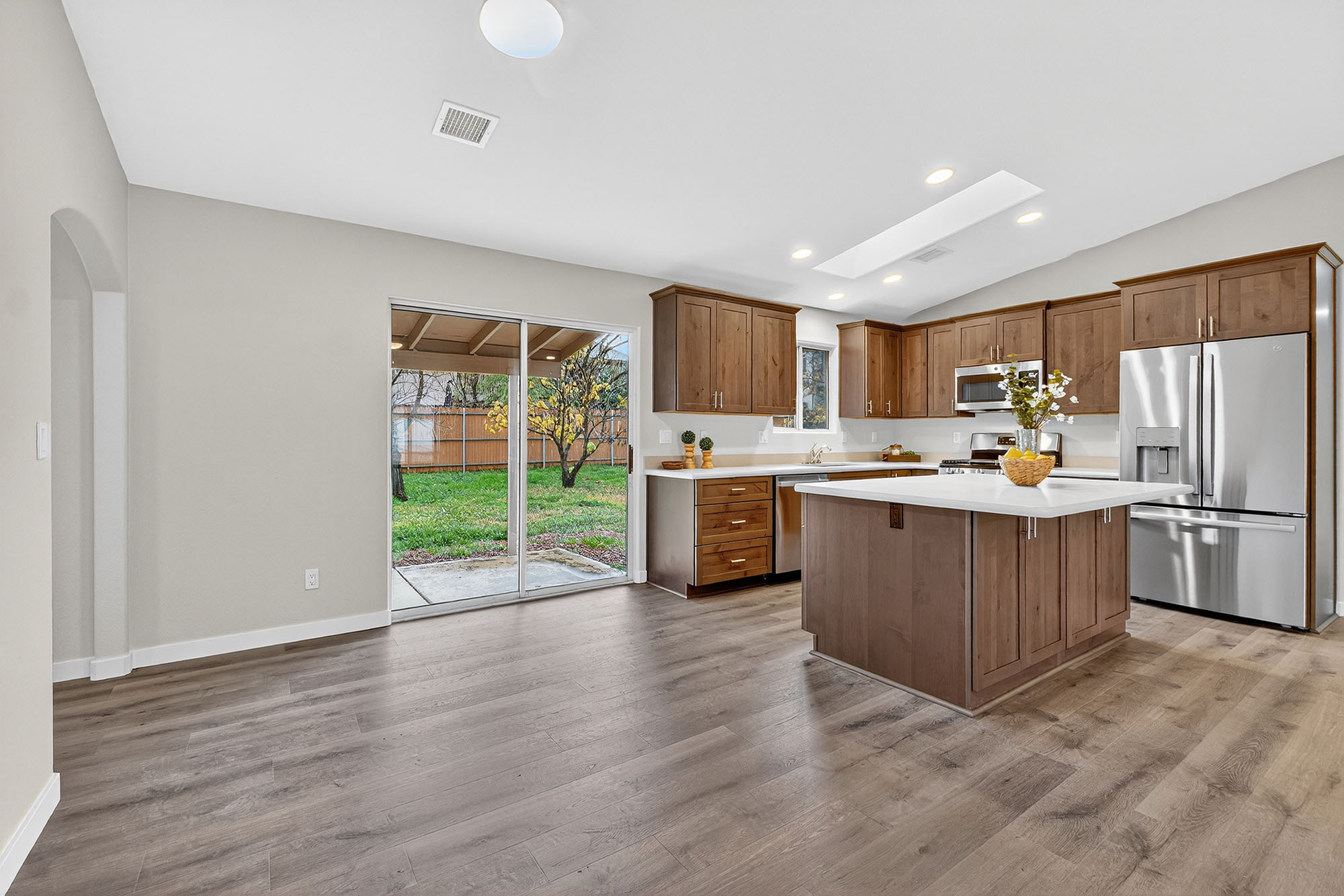 Luxury vinyl plank flooring designs at DeGraaf Interiors in Ada, MI