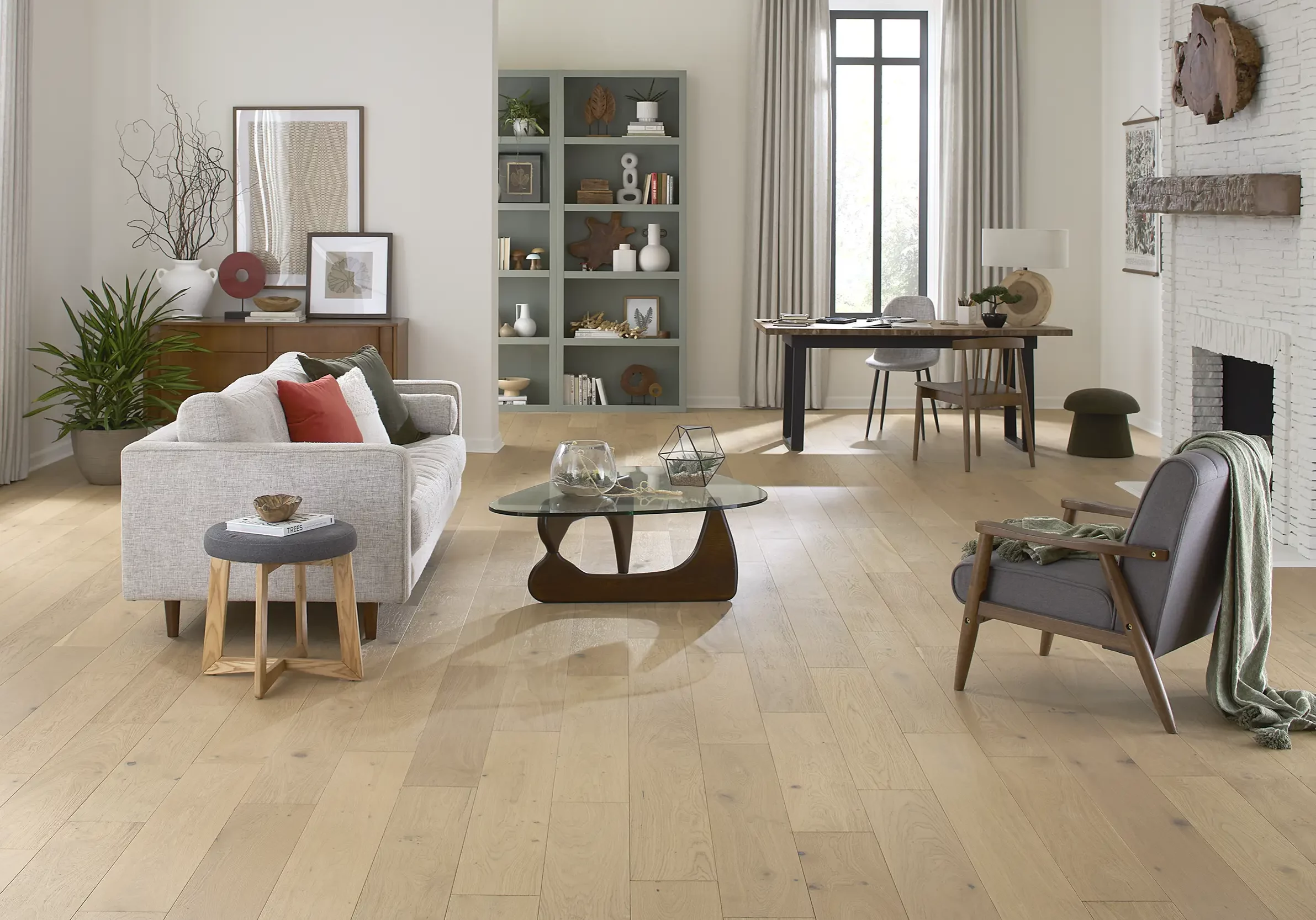Living room flooring